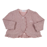 Cardigan Brinda Ruffles Ecru/Oudroze