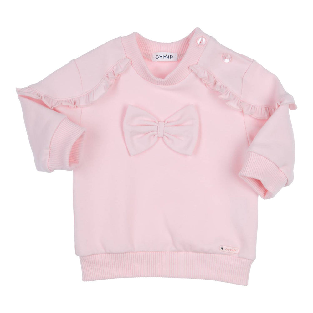 Sweat Carbondoux Rose Clair/Blanc