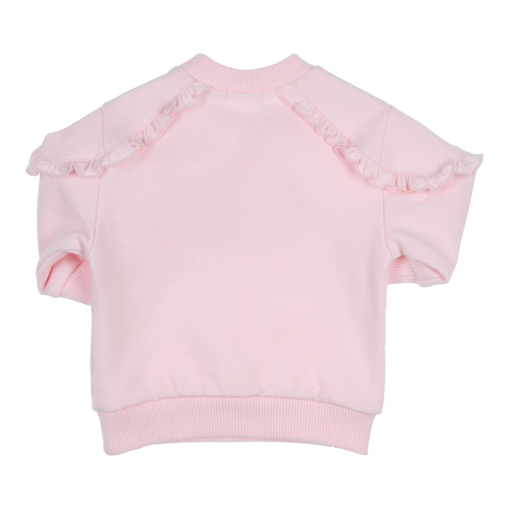 Sweat Carbondoux Rose Clair/Blanc