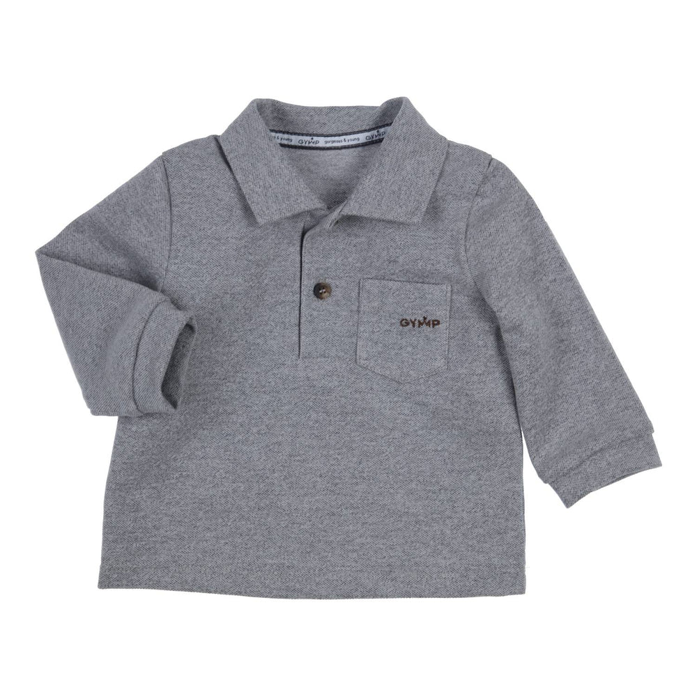 Polo Piccolo Grijs/Donkerblauw