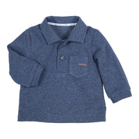 Polo Piccolo Grijs/Donkerblauw