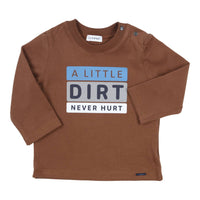 Longsleeve Aerodoux A little dirt never hurt Brown