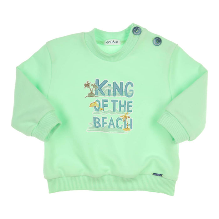 Sweatshirt Carbon König des Strandes