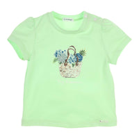 T-shirt Aerobic Tiny Blossoms groen