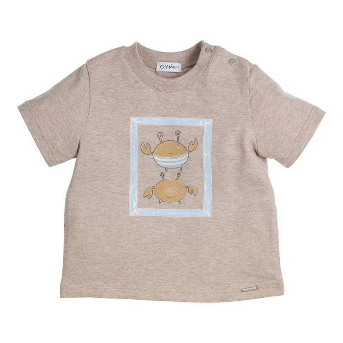 T-shirt Aerochine Crabs Beige