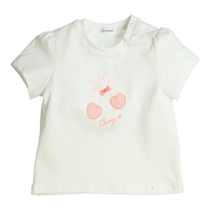 T-shirt Aerobic Cherry up Koraal