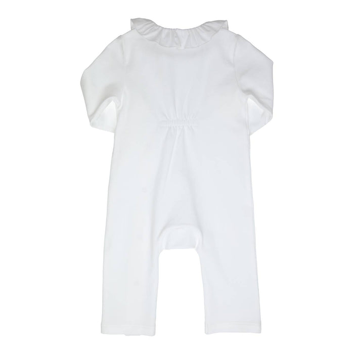 Creepersuit Aerobic Collar and Bow White